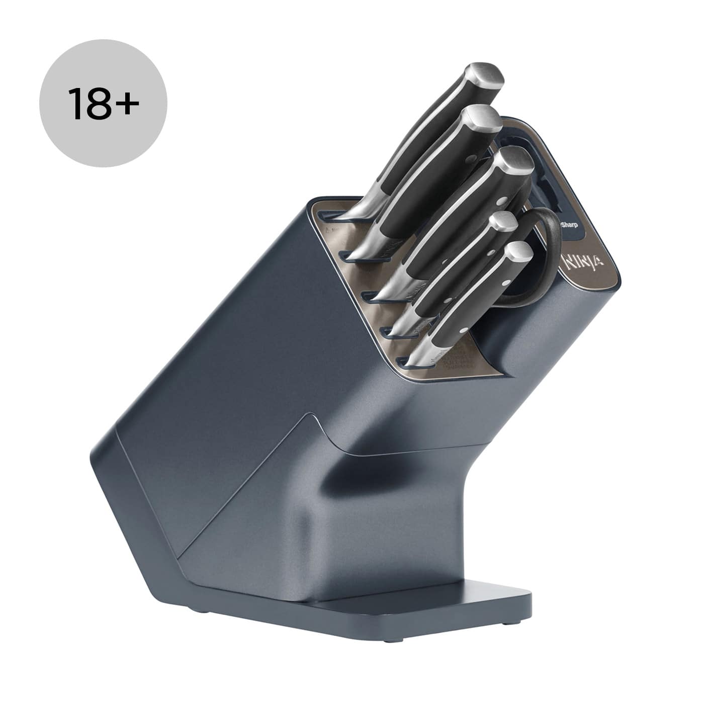 Ninja Foodi StaySharp Knife Block with Integrated Sharpener &ndash; 6-Piece Set Cyber Space K32006UKCYD product photo