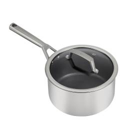 Ninja ZEROSTICK Stainless Steel 3-Piece Pan Set - C63000UK product photo Side New M