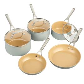 Ninja Extended Life Ceramic 5-Piece Frying Pan & Saucepan Set - CW95000EUUKDB product photo Side New M