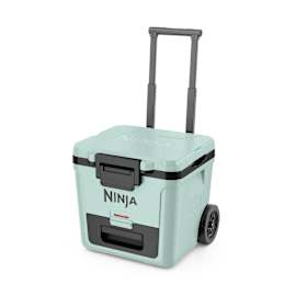 Ninja FrostVault 30QT/28L Wheeled Cooler with Dry Zone, Seafoam Blue FB230UKMT product photo Side New M