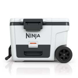 Ninja FrostVault 45QT/42L Wheeled Cooler with Dry Zone, Cloud White FB245UKWH product photo Side New M