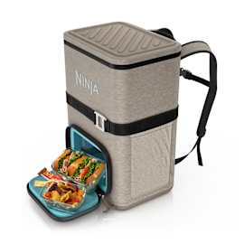 Ninja FrostVault Go 23 litre 36-can Backpack Soft Cooler - Birch Beige product photo Side New M