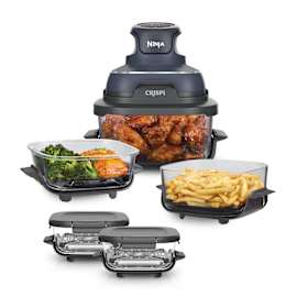 Ninja CRISPi 4-in-1 Portable Glass Air Fryer Flex Set - Cyber Space product photo