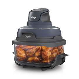 Ninja CRISPi 4-in-1 Portable Glass Air Fryer - Cyber Space FN101UKGY product photo Side New M