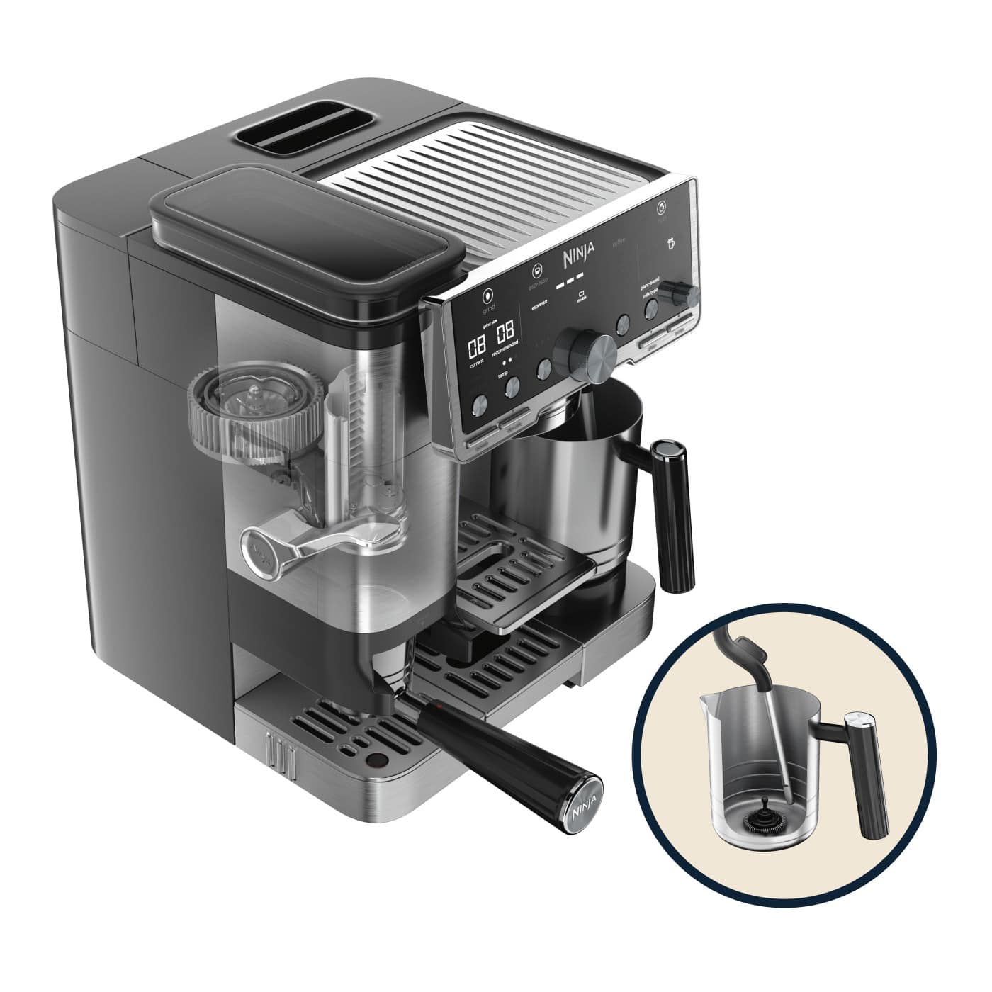 Image of Ninja Luxe Coffee Machine Integrated tools