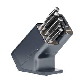 Ninja Foodi StaySharp Knife Block with Integrated Sharpener &ndash; 6-Piece Set Cyber Space K32006UKCYD product photo Side New M